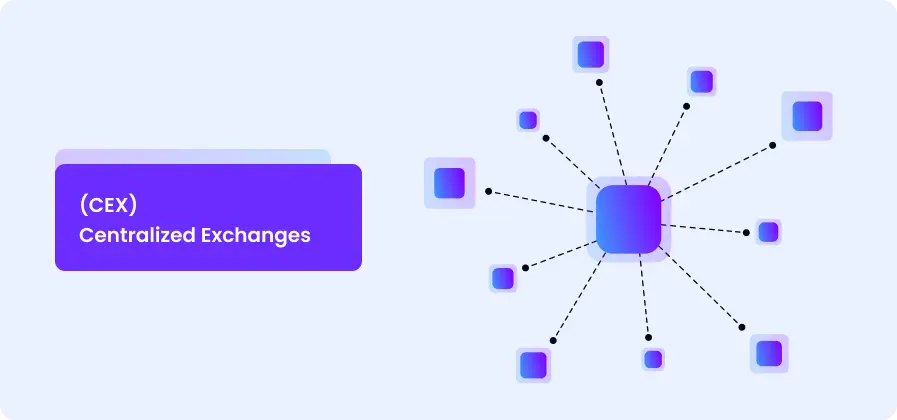 СEX - centralized exchanges - schema